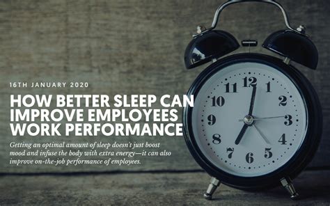 How Sleep Deprivation Can Improve Employees Work Performance Oynb