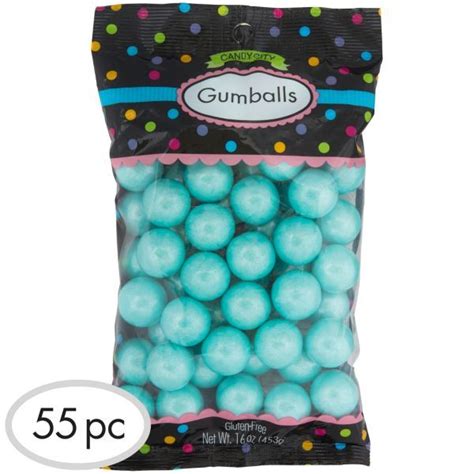 Robins Egg Blue Gumballs 55pc Blue Candy Buffet Blue Candy Gumball