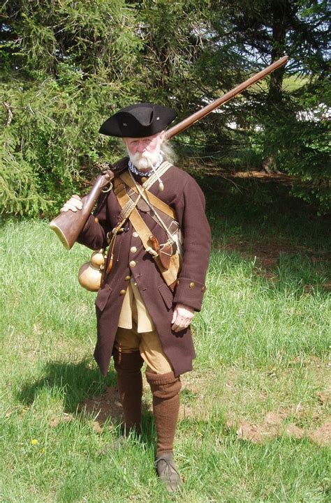 New England Militiaman 1730 American Revolutionary War American