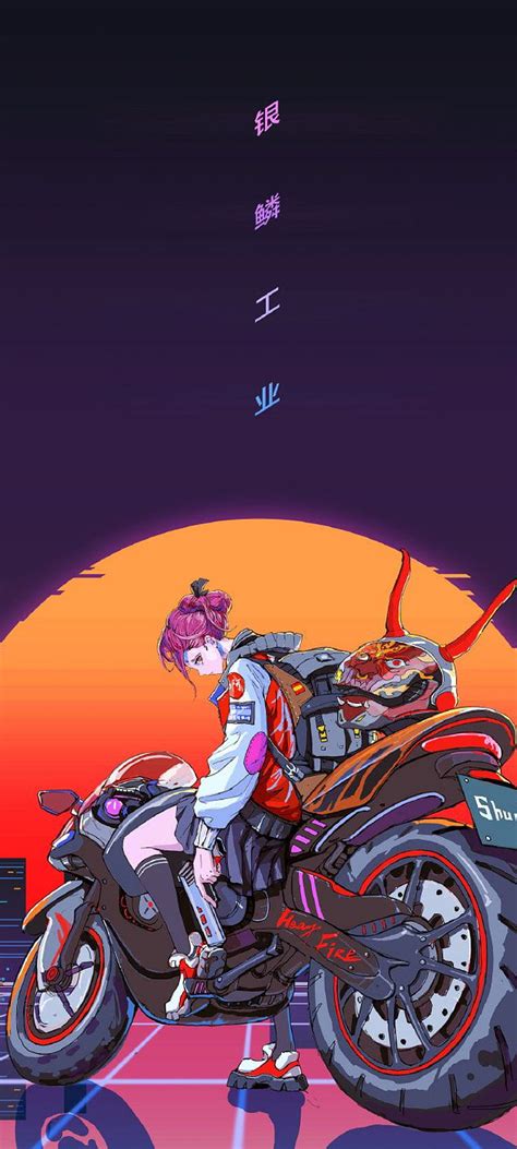 1920x1080px 1080p Free Download Anime Girl Automotive Lighting Motorcycle Hd Phone