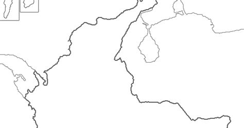 Mapas De Colombia Croquis Del Mapa De Colombia