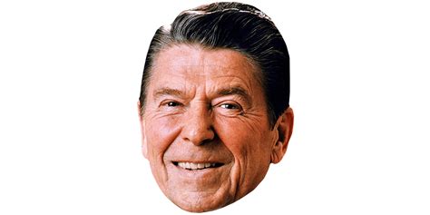 Ronald Reagan Celebrity Mask Celebrity Cutouts