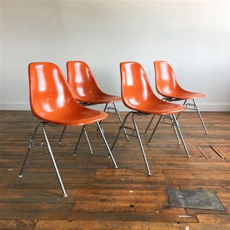 Never miss new arrivals that match exactly what you're looking for! 1960s Vintage Herman Miller Eames Orange Fiberglass Shell ...