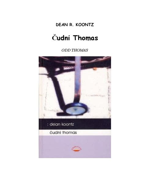 Dean R Koontz Cudni Thomas Pdf