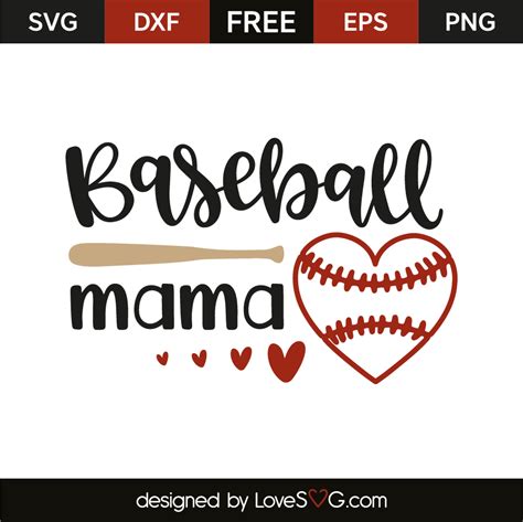 Baseball Mama - Lovesvg.com