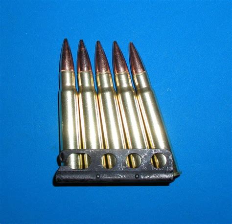 303 British With Full Metal Jacket Bullets Lot Of 5 Mounted On