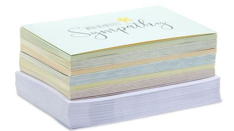 48 Pack Sympathy Cards With Envelopes Assortment Box Bulk Condolence