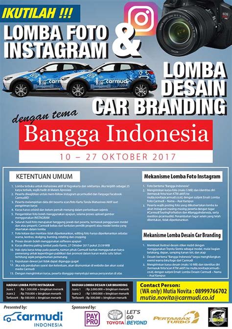 Lomba Foto Instagram & Lomba Desain Car Branding “Bangga Indonesia”