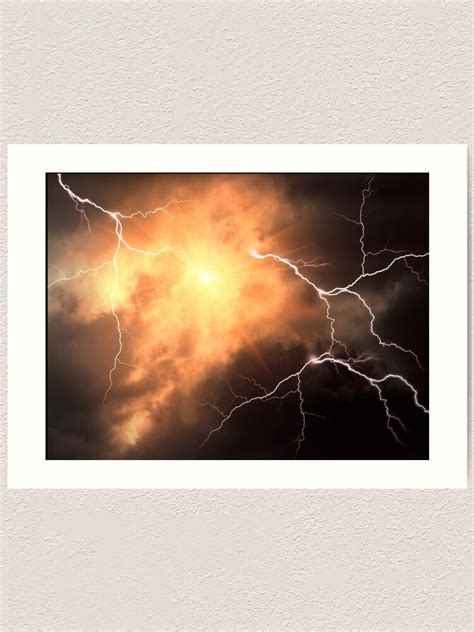 Lightning Wall Artnature Scenenature Extreme Lightning Lightning