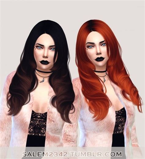 Suki Cazy Hair Redheadsims Cc Sims 4 Sims Sims 4 Mods