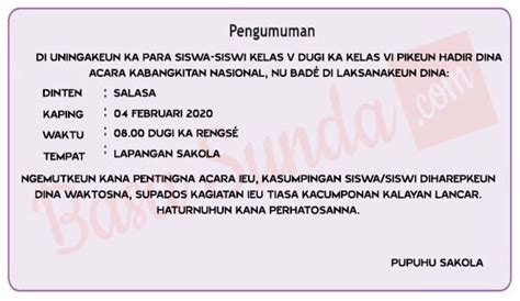 Detail Contoh Pengumuman Di Sekolah Dalam Bahasa Inggris Koleksi Nomer