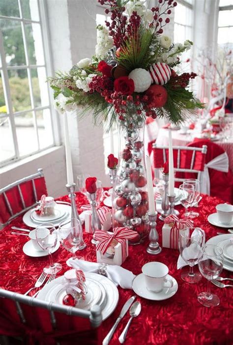 50 Stunning Christmas Table Decoration Ideas To Bring Festive Cheer Holidappy