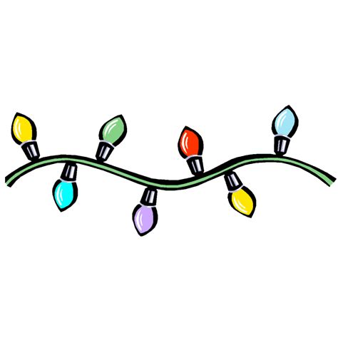 Free And Cute Christmas Lights Clipart For Your Holiday Decorations