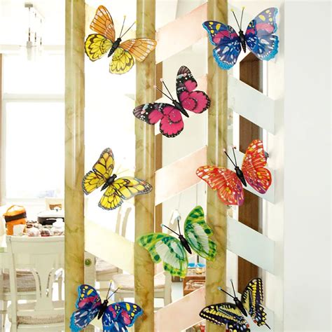 Wall Stickers Butterfly Fridge 3d Butterfly Decor Magnets 30 3d