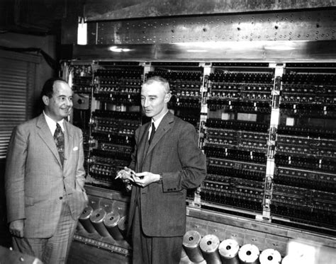 John Von Neumann J Robert Oppenheimer The Nuclear Age Computer History Museum Institute For