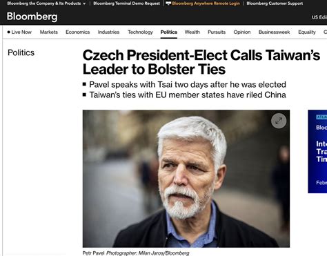 Hu Xijin 胡锡进 On Twitter Czech President Elect Petr Pavel Obviously