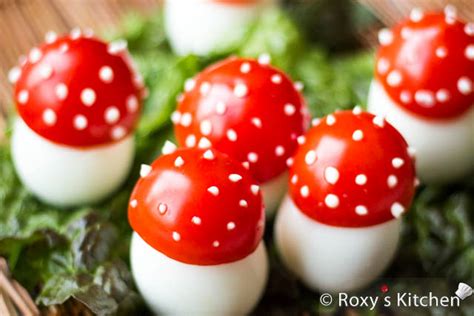 Here are our favorite christmas party appetizers to make this season. Egg Mushrooms - Roxy's Kitchen