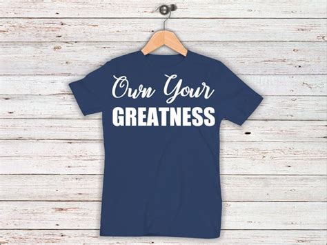 Own Your Greatness Svg Etsy