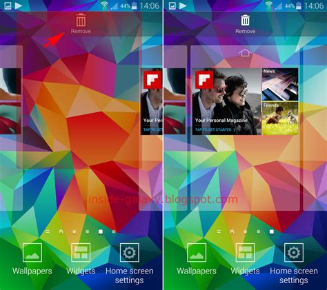 Inside Galaxy Samsung Galaxy S5 How To Add Rearrange Delete And Set