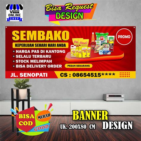 The Best Contoh Desain Banner Banner Toko Sembako Keren Golemsbiwall