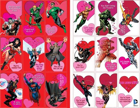 giveaway dc comics valentine s day special and justice league comic valentine superhero