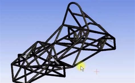 Generating Joints And Meshing For A Formula Sae Chassis Using Ansys