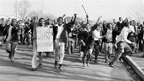 Apartheid June Afrique Du Sud A Soweto Ans Apr S La
