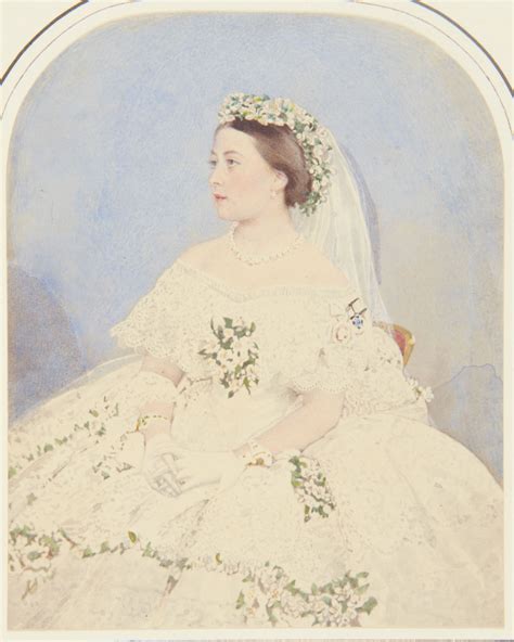 Victoria The Princess Royal In Her Wedding Dress 25th January 1858