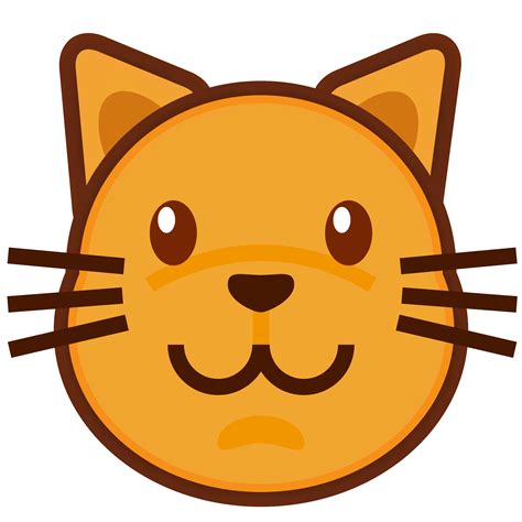 Cat Face Emoji Clipart Free Download Transparent Png Creazilla