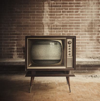 Vintage Television Stock Photo - Download Image Now - iStock