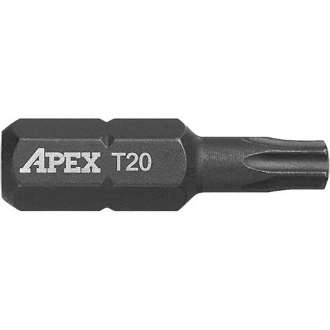 Apex 14 Drive T20 Torx Screwdriver Bit 11141447 Msc Industrial