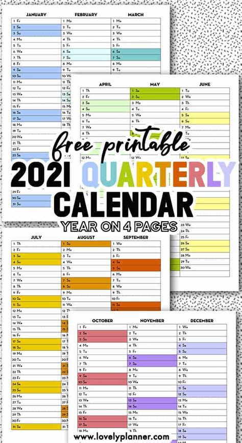 I like to take full control from choosing the. Free Printable 2021 Calendex Calendar Bullet Journal 2021 Quarterly Calendar - Lovely Planner