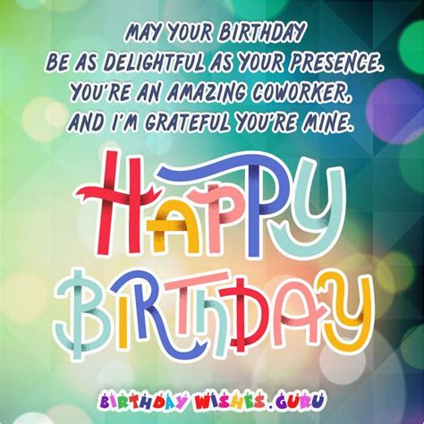 Happy Birthday Quotes To A Coworker Birthday Messages Suitable For A