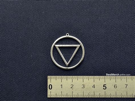 Naruto Jashin Necklace Stainless Steel Pendant Logo Symbol Merch