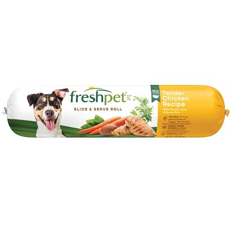 Freshpet Healthy And Natural Dog Food Fresh Chicken Roll 1lb