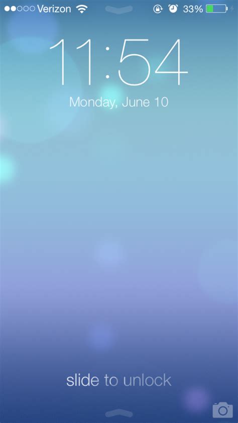 Slide To Unlock Appadvice Goes Hands On With Ios 7s New Lock Screen