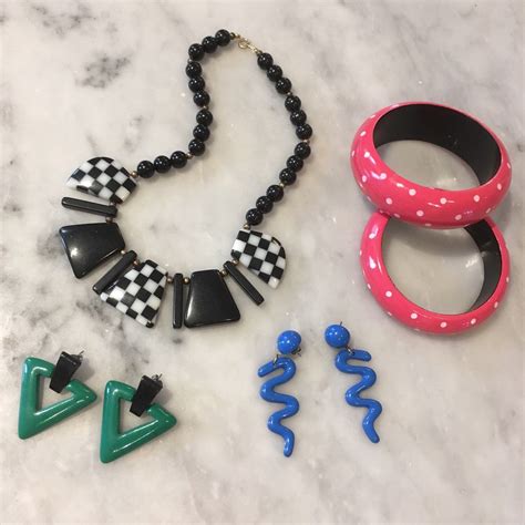 Bold 80s Accessories Just In Time For Spring 80s Jewellery Fashion