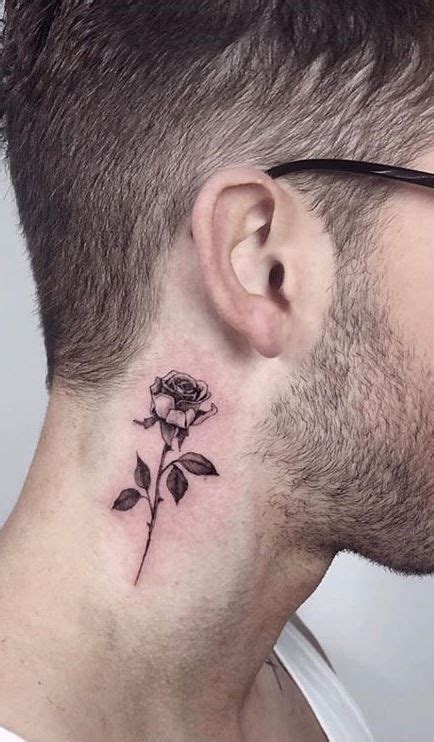 Descubrir 73 Imagem Tatuajes De Rosa En El Cuello Vn