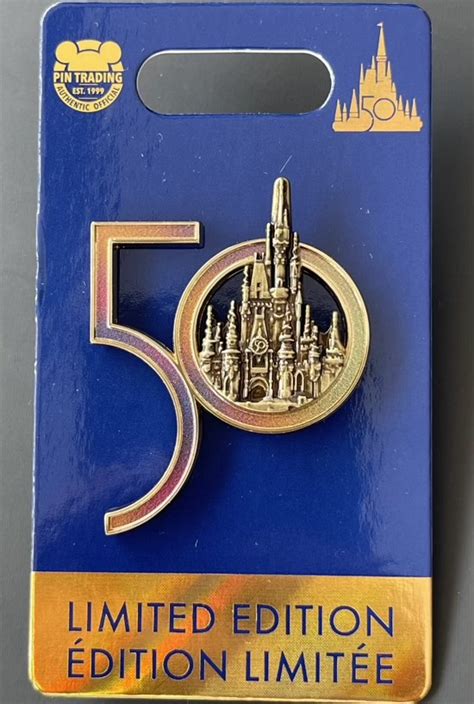 Walt Disney World Th Anniversary Limited Edition Pin Releases Disney Pins Blog