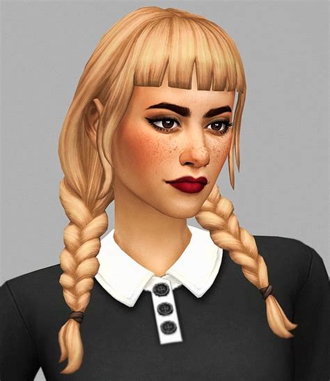 ⭐amanda Hairs Af Love The Braids That Came With Saurus Sims 4 The