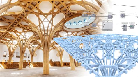 Grasshopper Parametric Design Cambridge Mosque Structural Timber