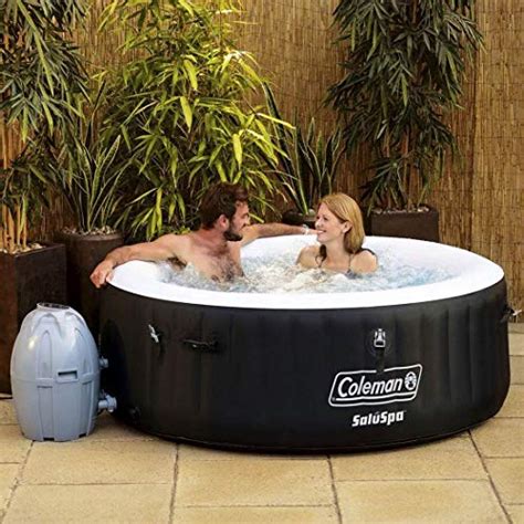 Coleman Bw Saluspa Person Pop Up Inflatable Outdoor Hot Tub Spa
