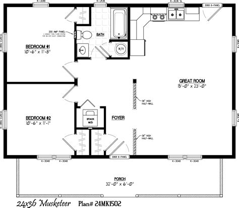 2 bedroom guest house floor plans. Pin on New house