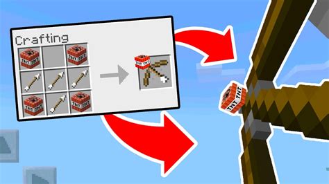 How To Make Secret Tnt Arrows In Minecraft Pe Minecraft Pocket