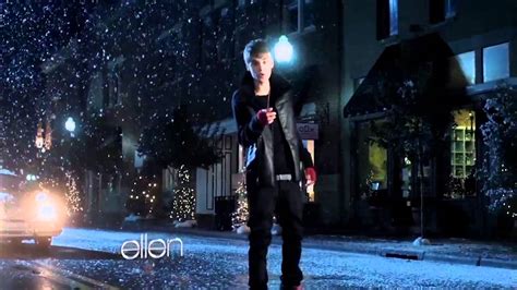 Ellen Degeneres In Mistletoe Music Video By Justin Bieber Youtube