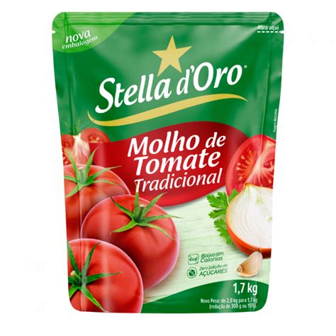 Molho Tomate Tradicional Stella Doro 17kg Molhos Food Service