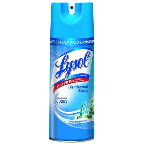 Lysol Disinfectant Aerosol Spray Spring Waterfall Scent 350 G Grand