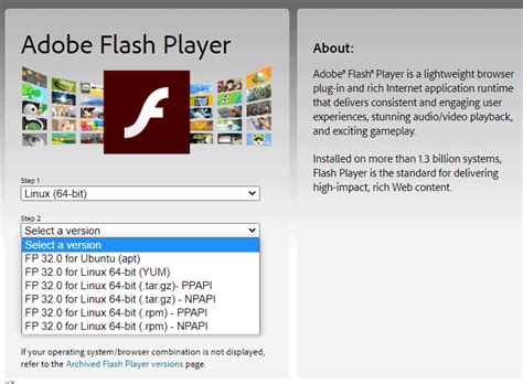 As you know, when you click the download link on adobe's website, the installation is done online. What is NPAPI or PPAPI or ActiveX? Install Adobe Flash Player Version