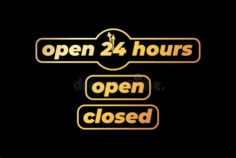 Opening Hours Template Stock Illustrations 106 Opening Hours Template