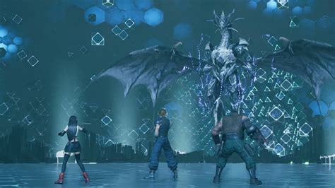 Final Fantasy Vii Remake Bahamut Fight And Megaflare Youtube